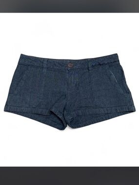 Volcom Dark Blue Denim-Style Women's Jean Shorts